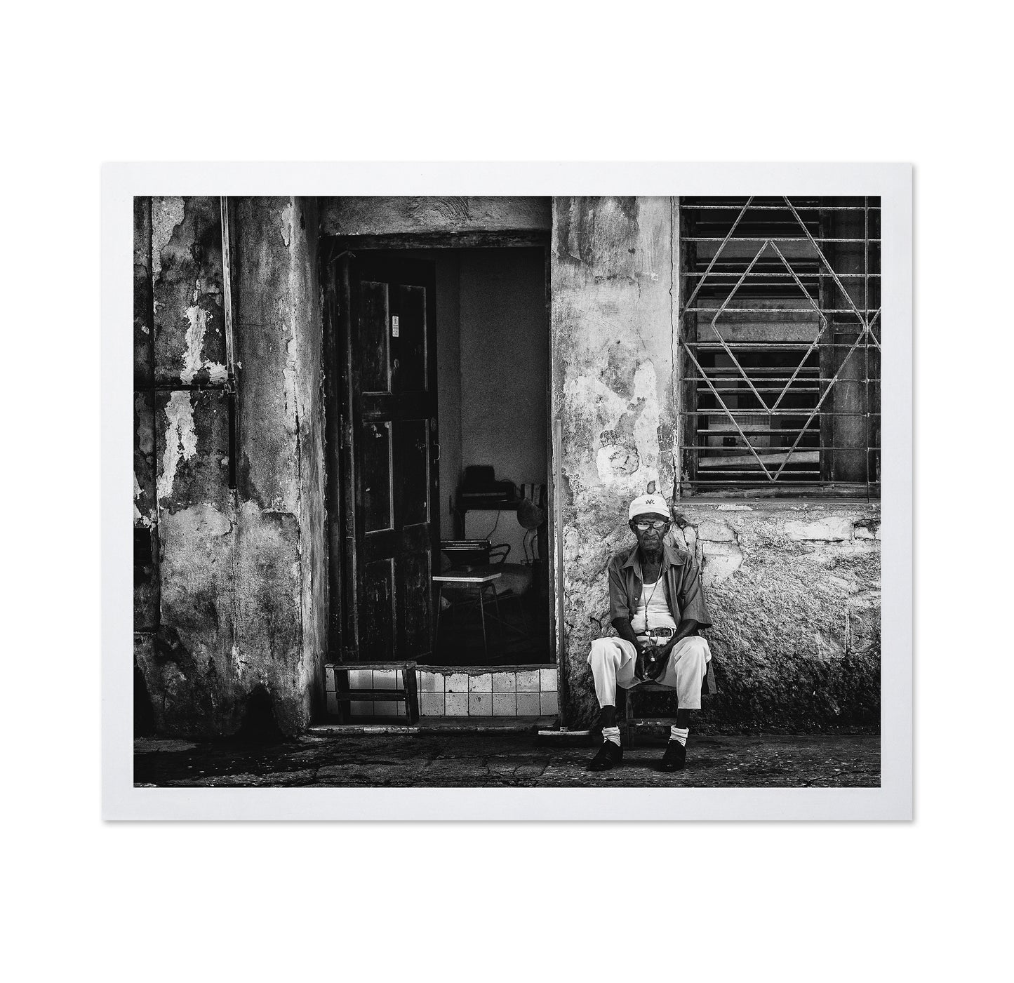Man At Old Door