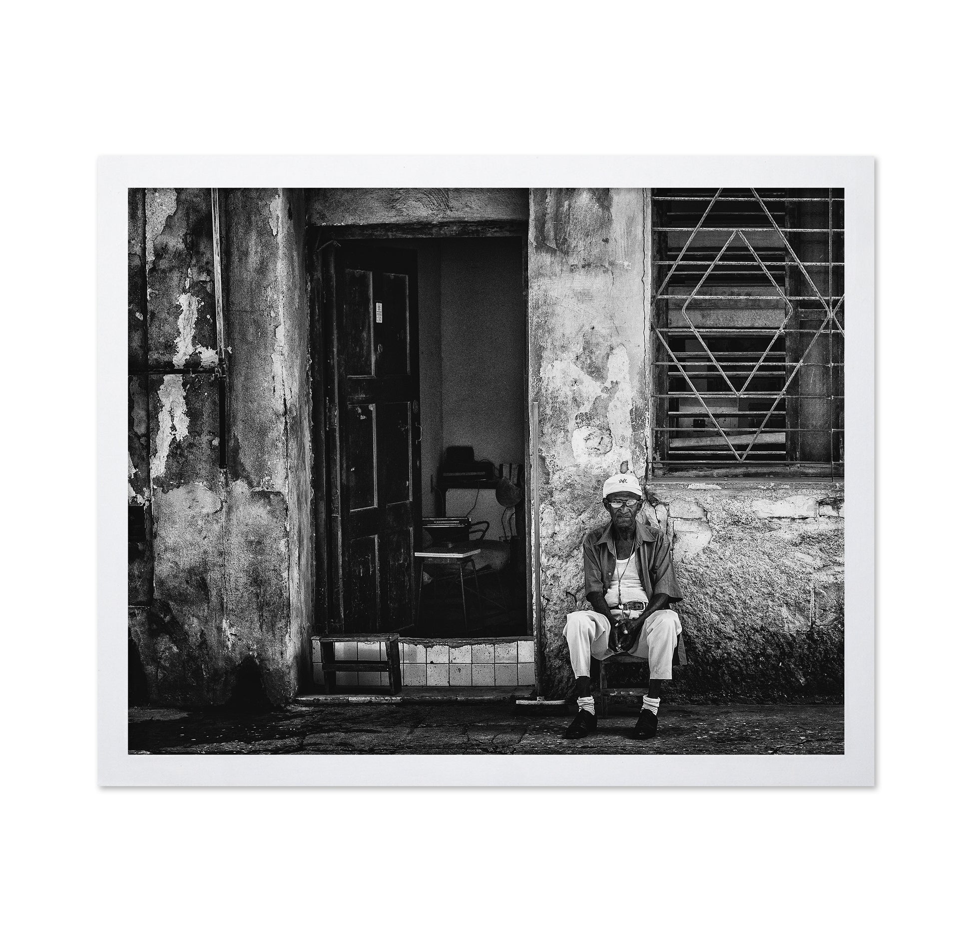 Man At Old Door