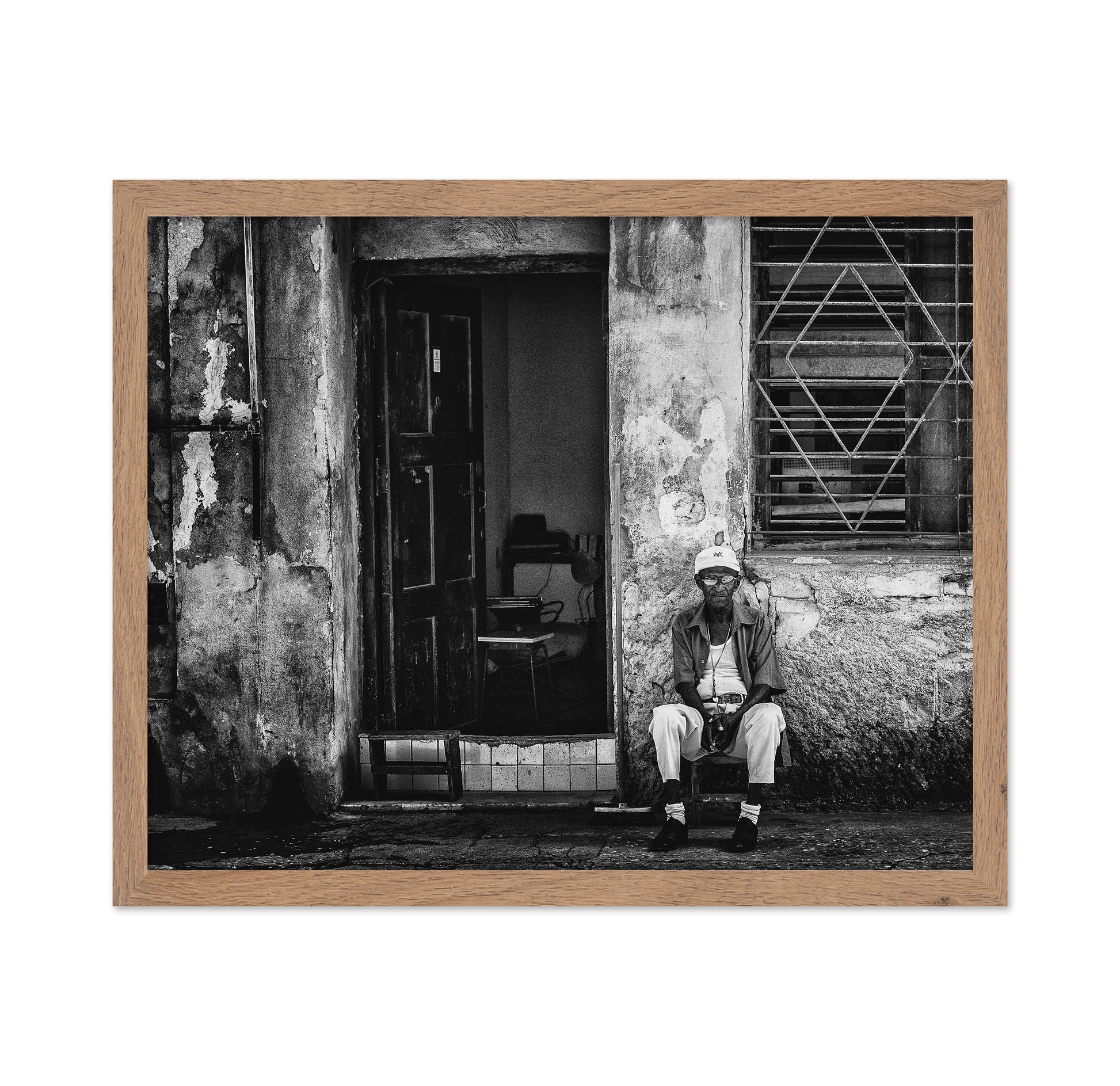 Man At Old Door