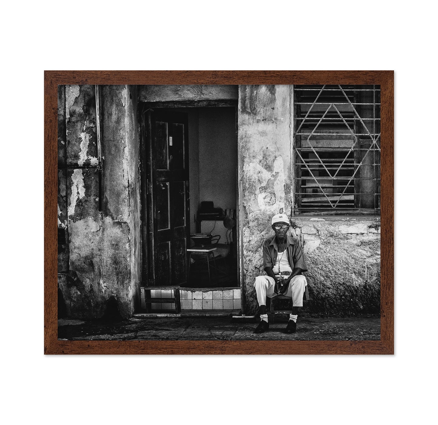 Man At Old Door