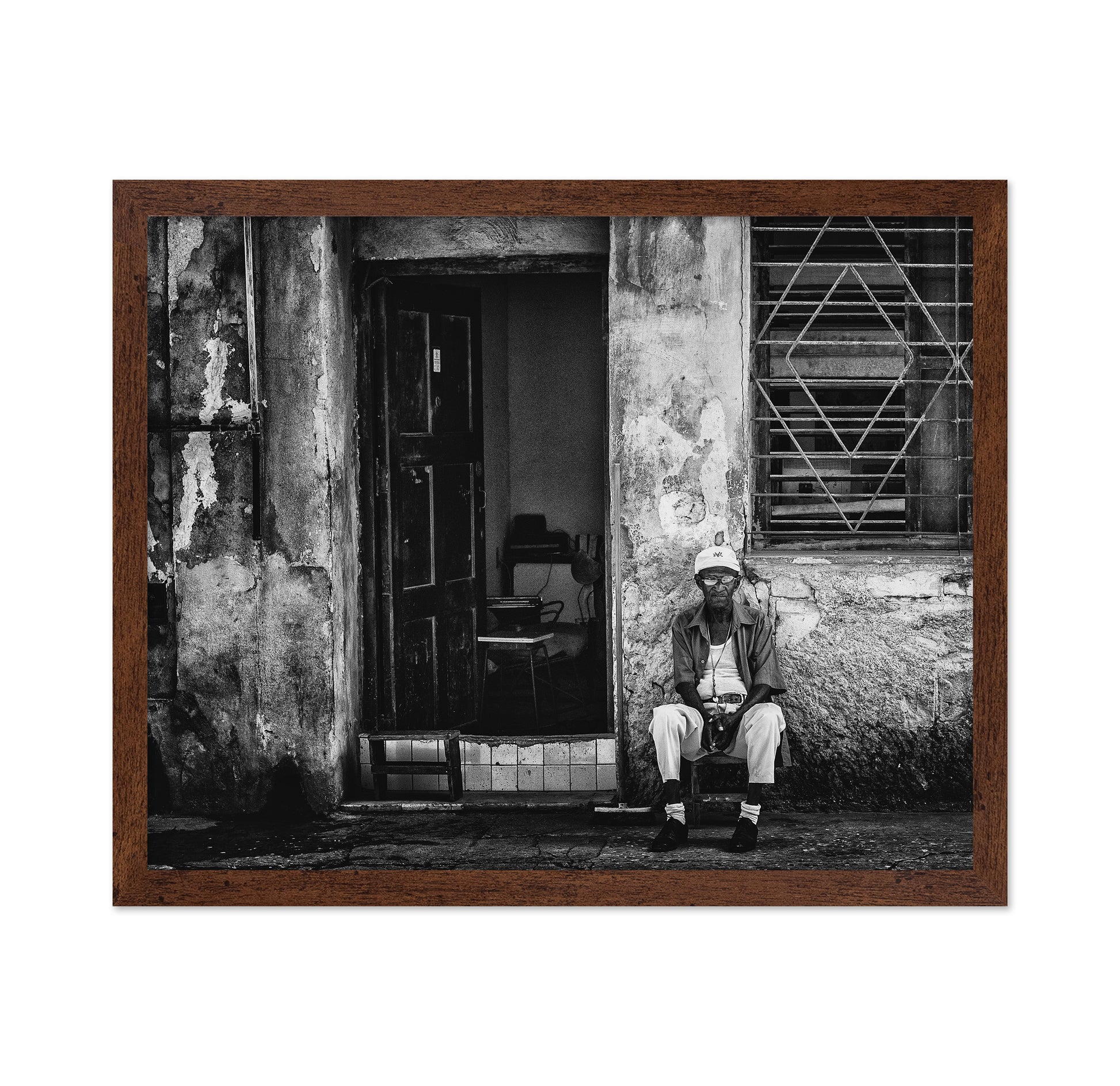 Man At Old Door