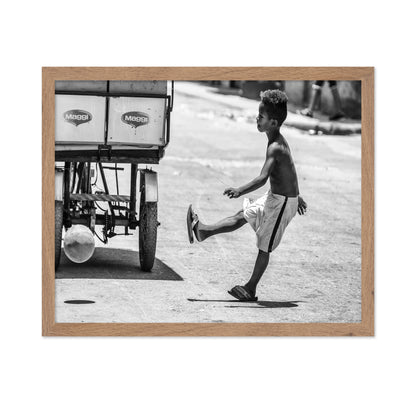 Boy Kicking Ball