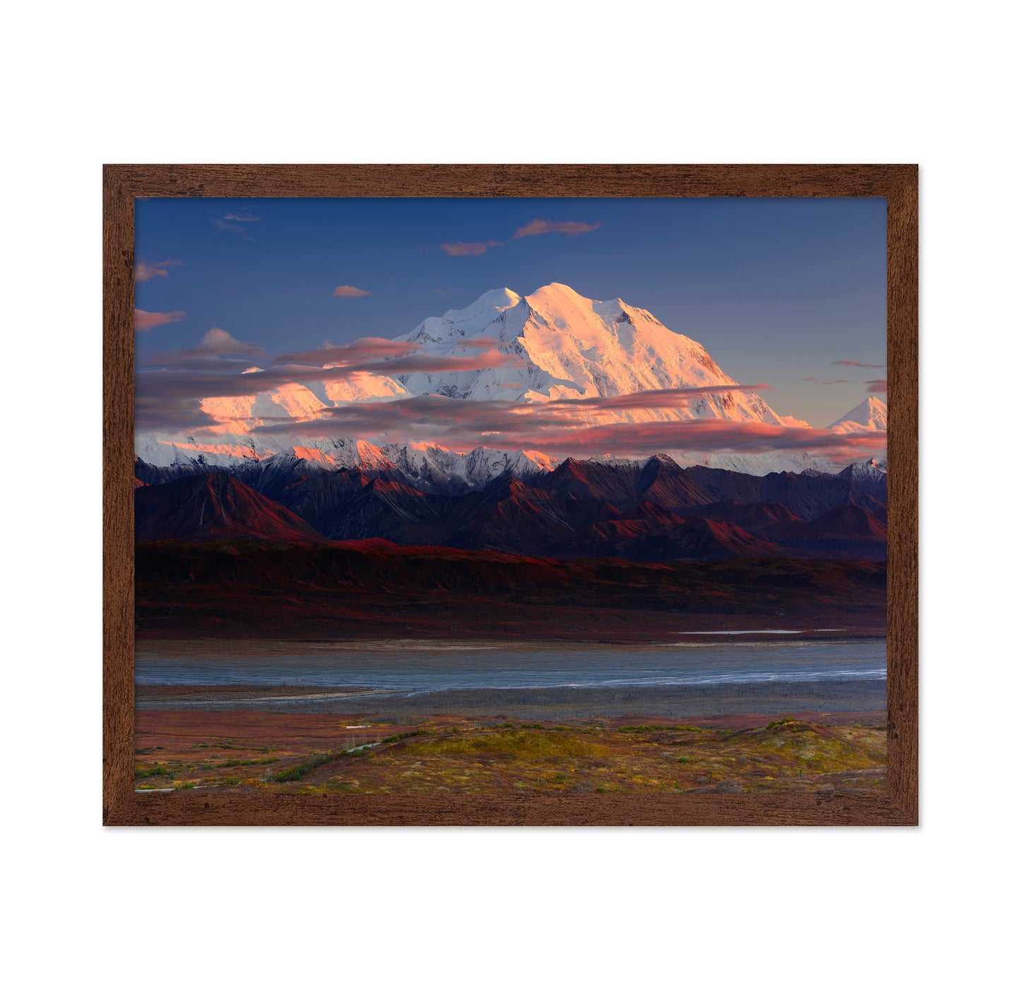 Denali Sunset Peaks