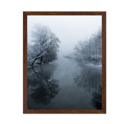 Misty Winter River