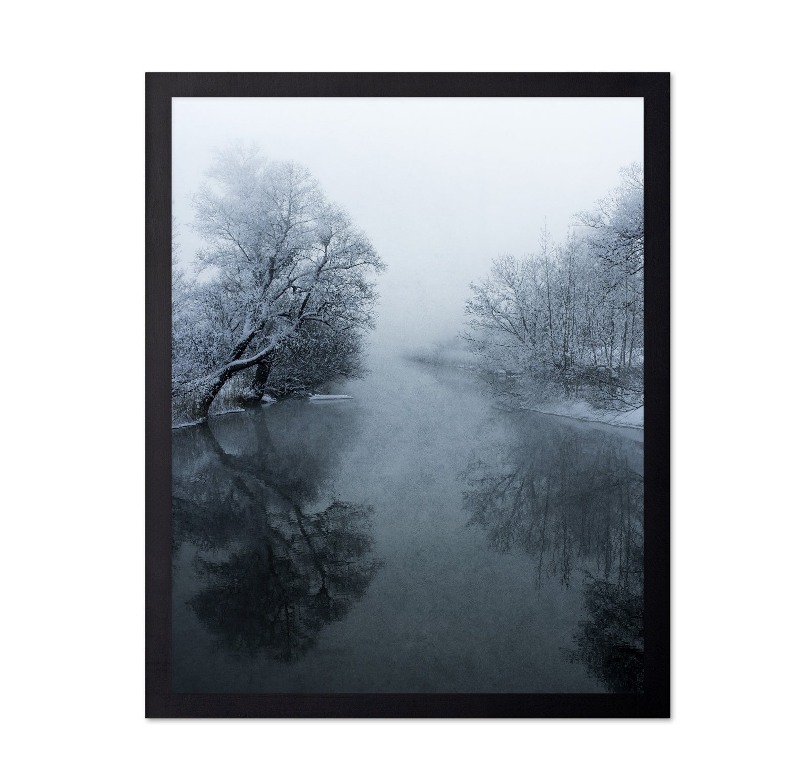 Misty Winter River