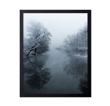 Misty Winter River