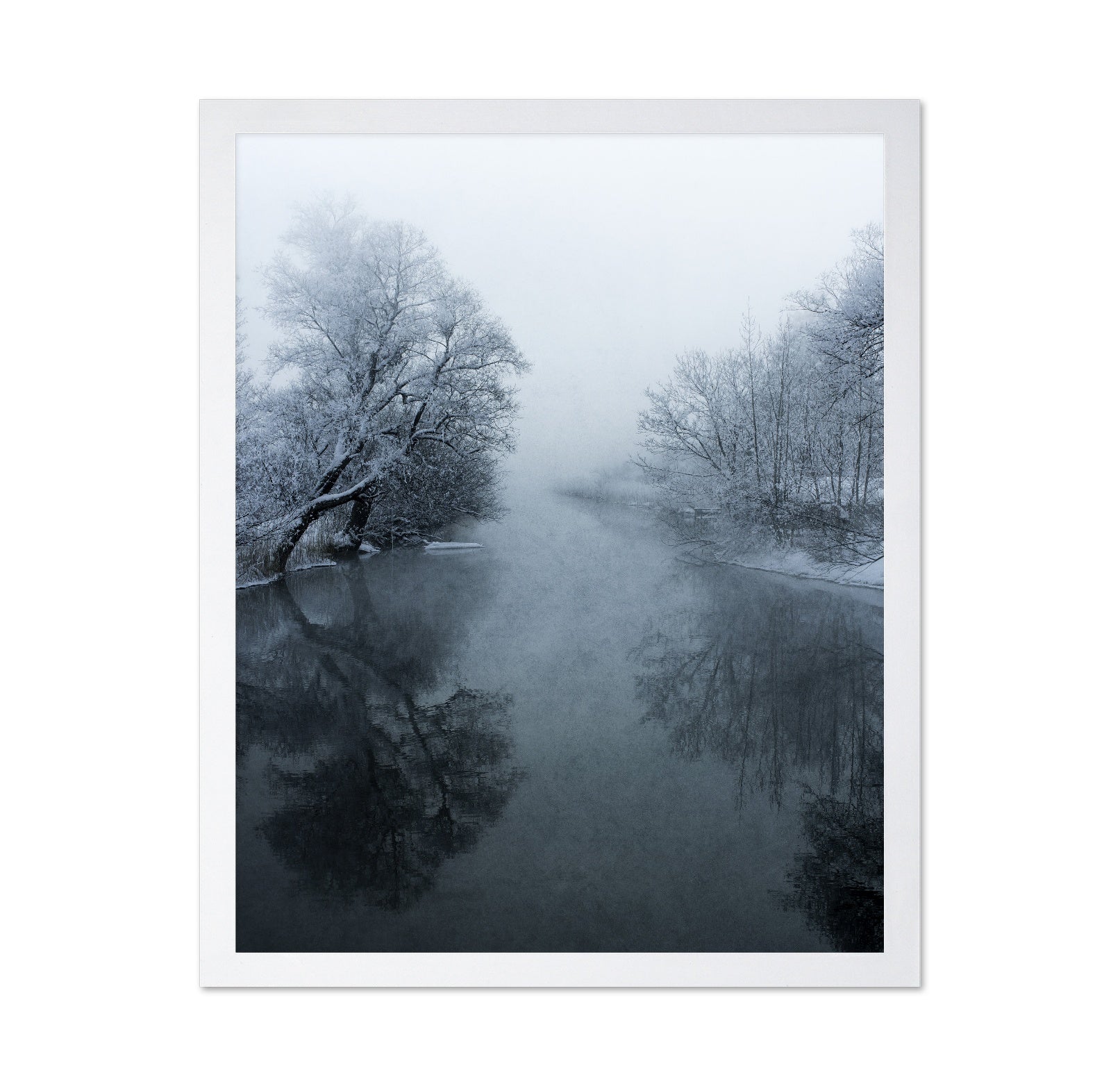 Misty Winter River