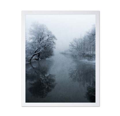 Misty Winter River