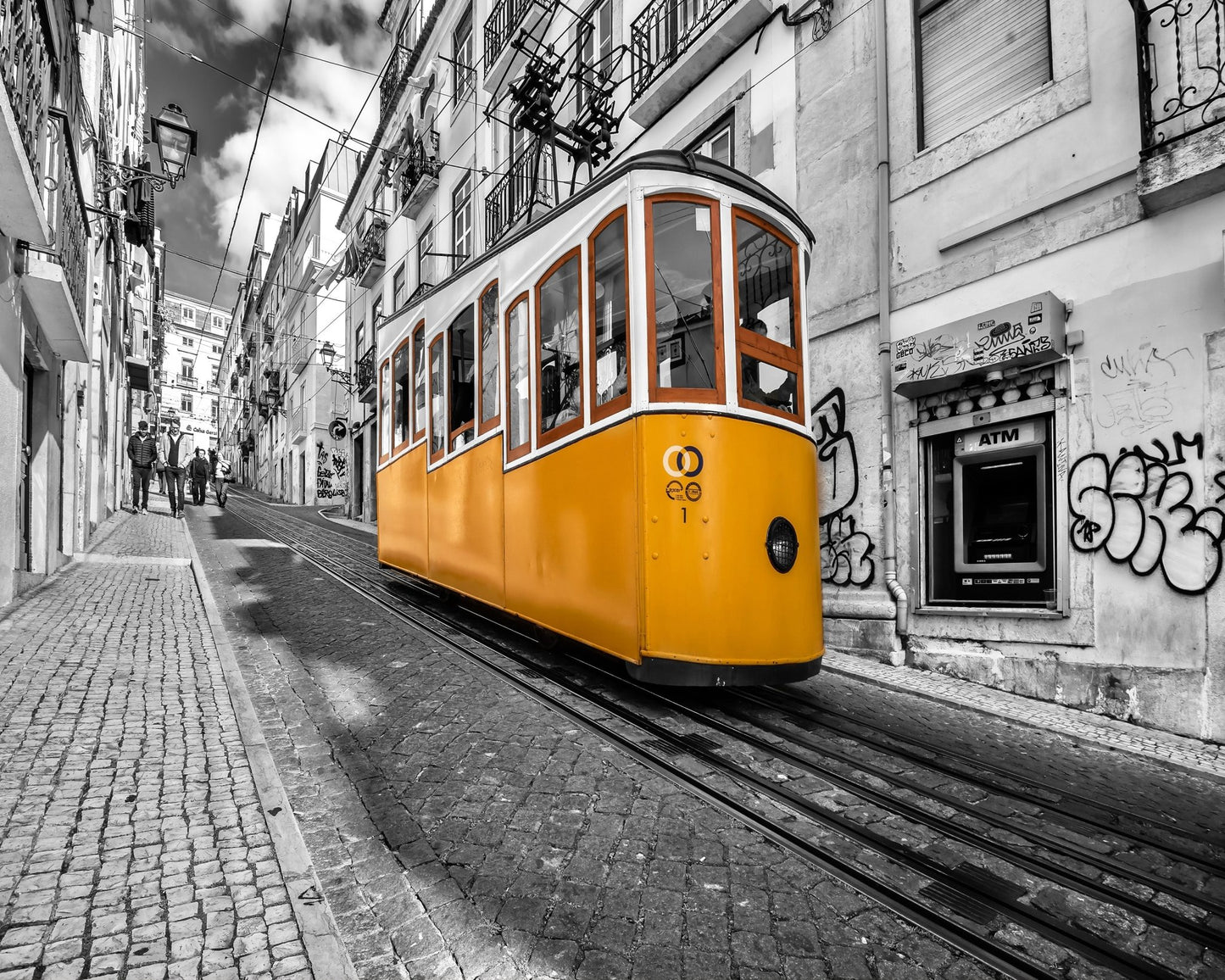 Lisbon Yellow Tram