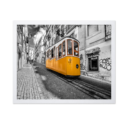 Lisbon Yellow Tram