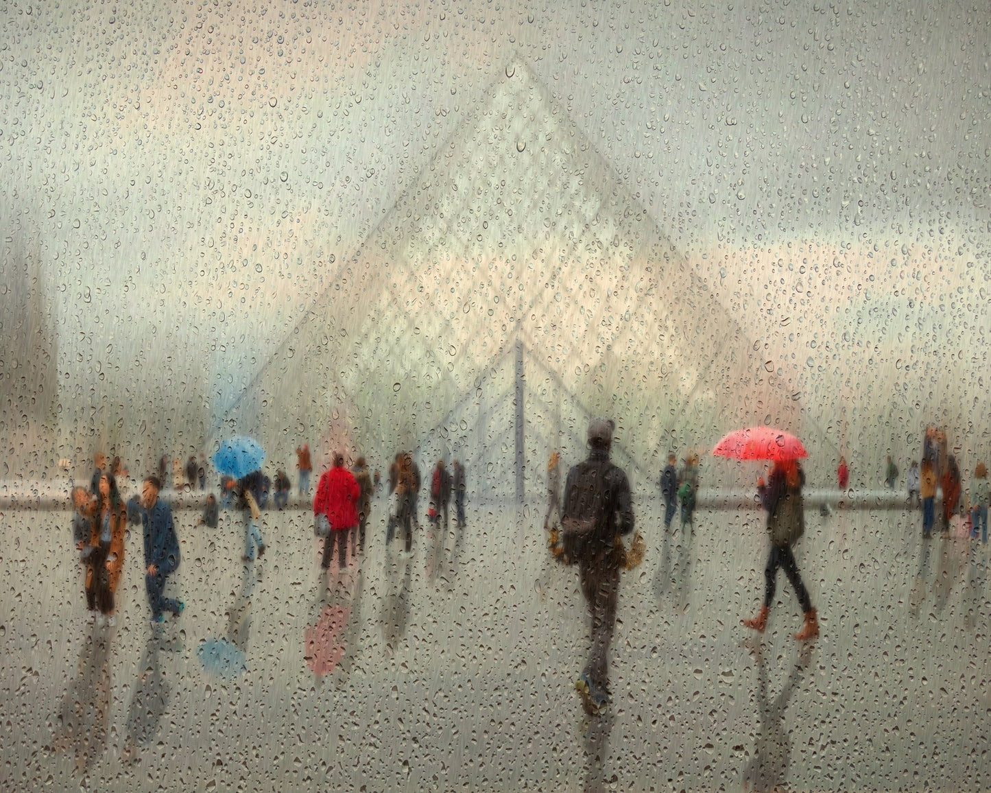 Paris Rain Scene