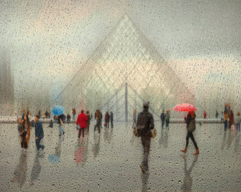 Paris Rain Scene