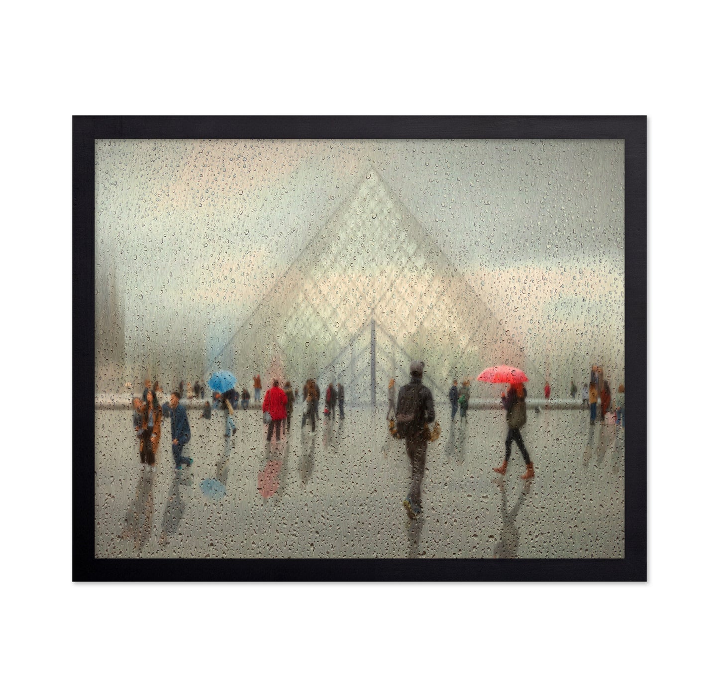 Paris Rain Scene