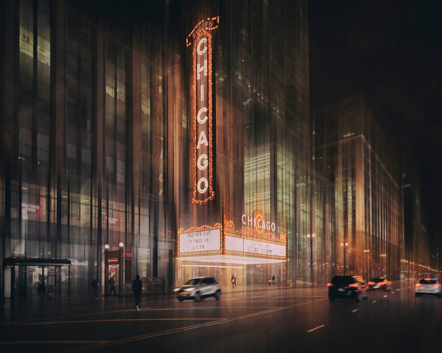 Chicago Theater Night