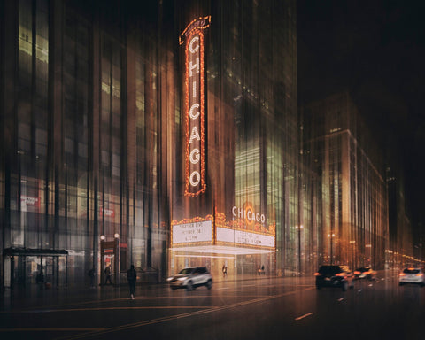 Chicago Theater Night