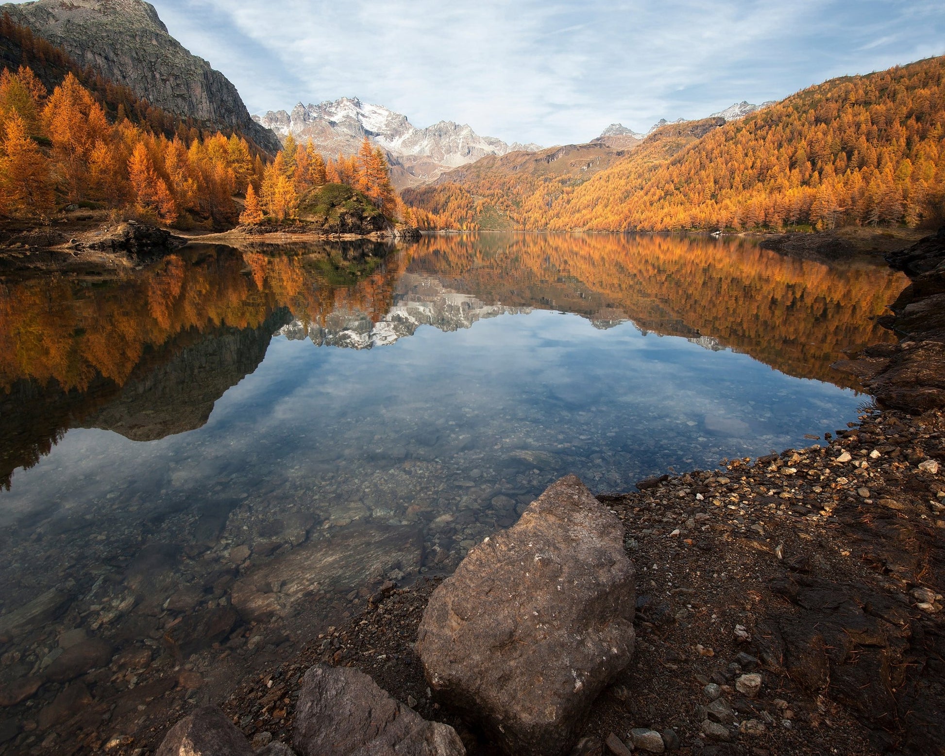 Alpine Lake Reflection No1