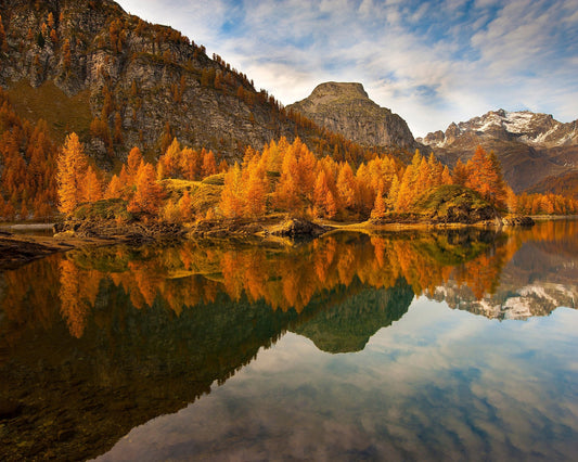 Autumn Alpine Reflection