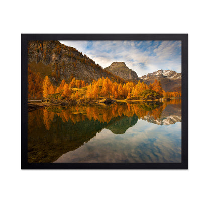 Autumn Alpine Reflection