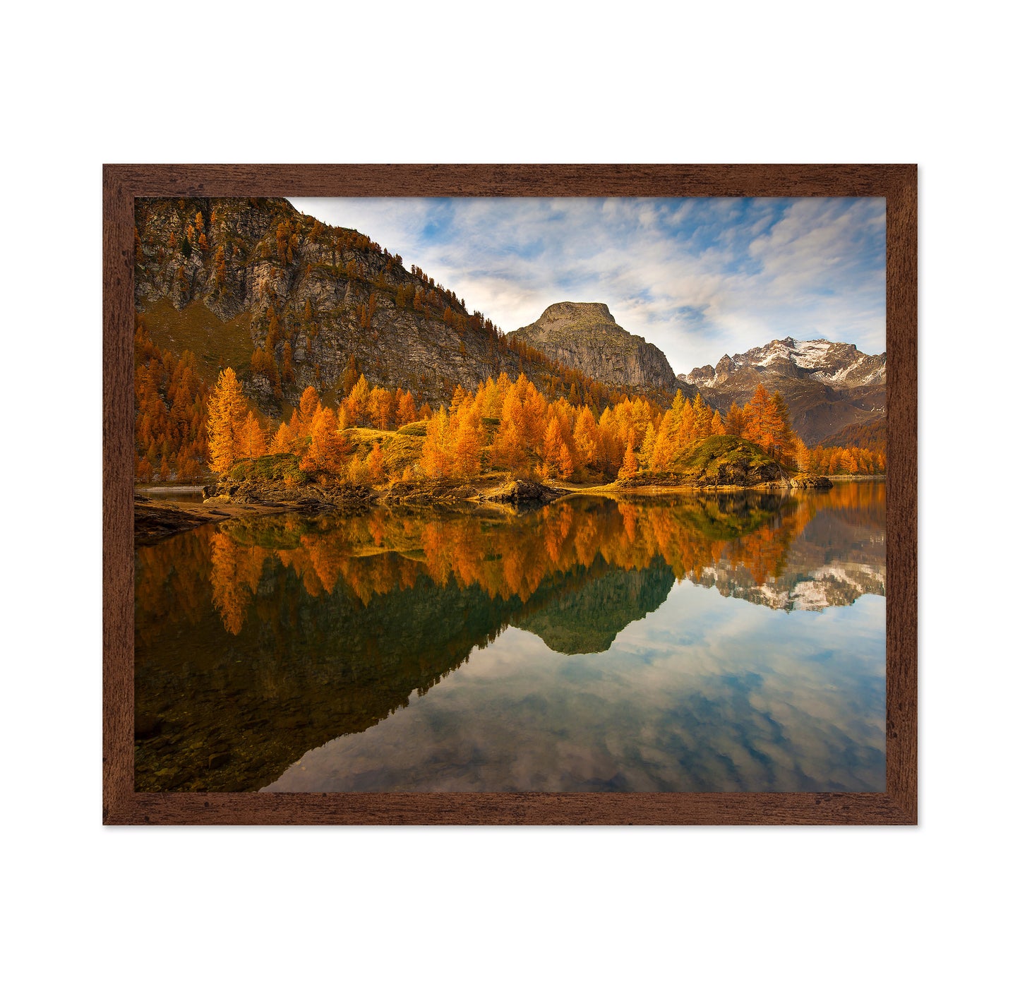 Autumn Alpine Reflection