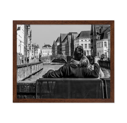 Couple by Canal in Bruges