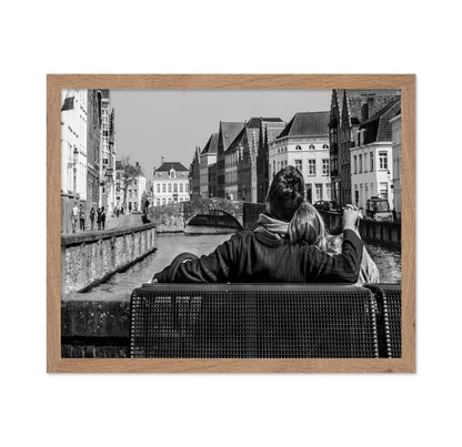 Couple by Canal in Bruges