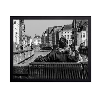 Couple by Canal in Bruges