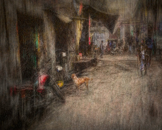 Vintage Kashi Street Scene