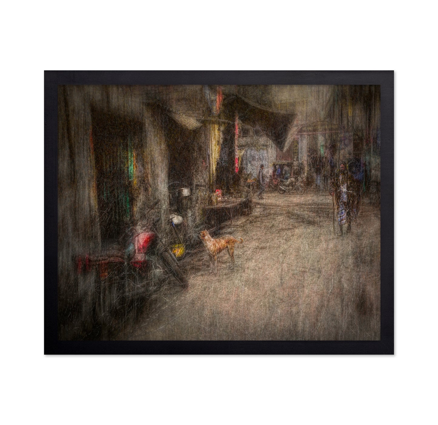 Vintage Kashi Street Scene