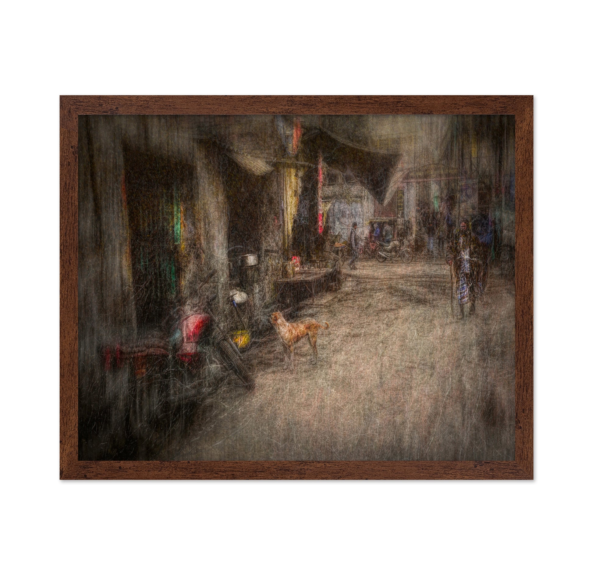 Vintage Kashi Street Scene