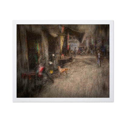 Vintage Kashi Street Scene