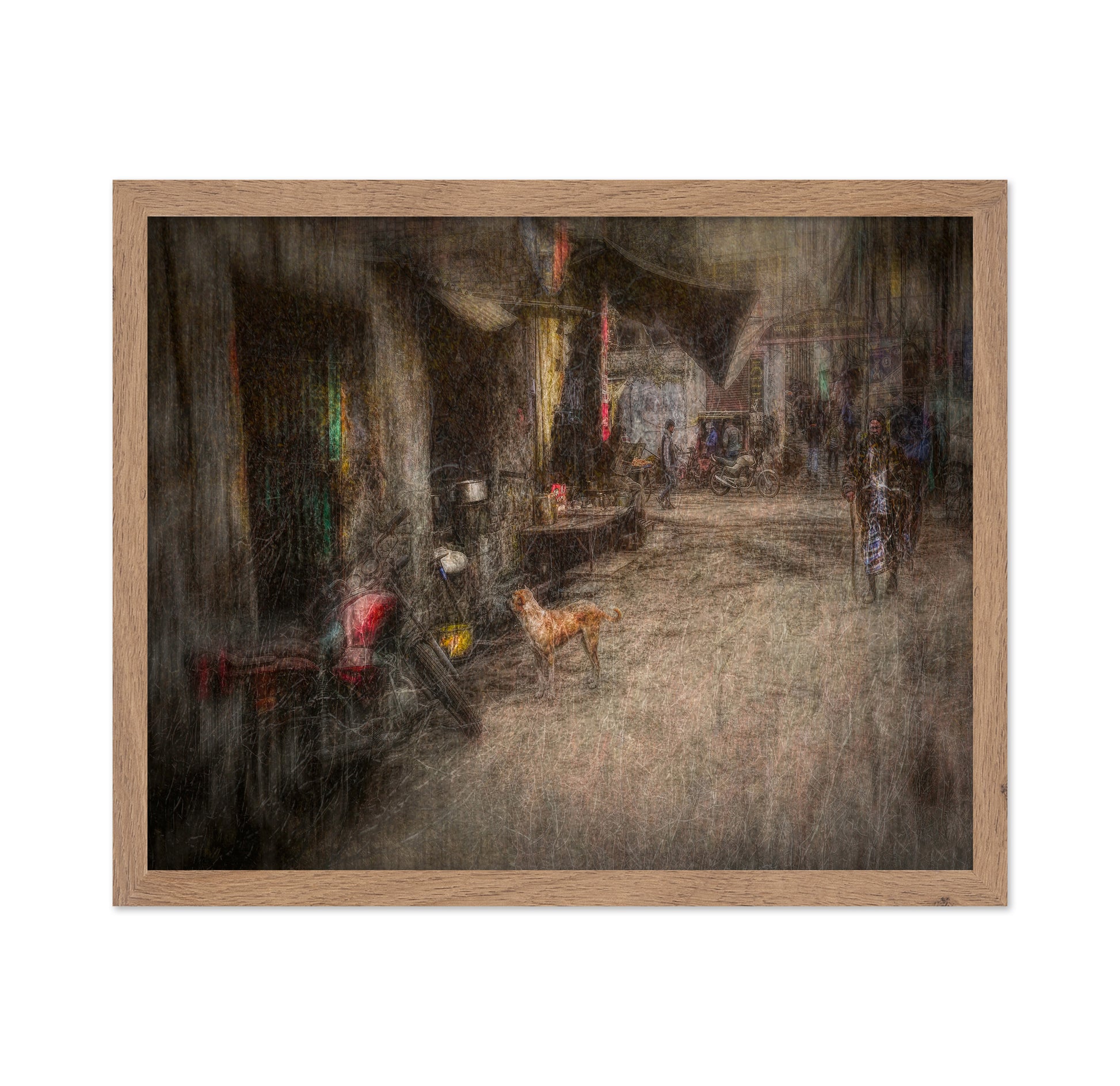Vintage Kashi Street Scene