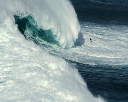 Big Wave Surfer Action