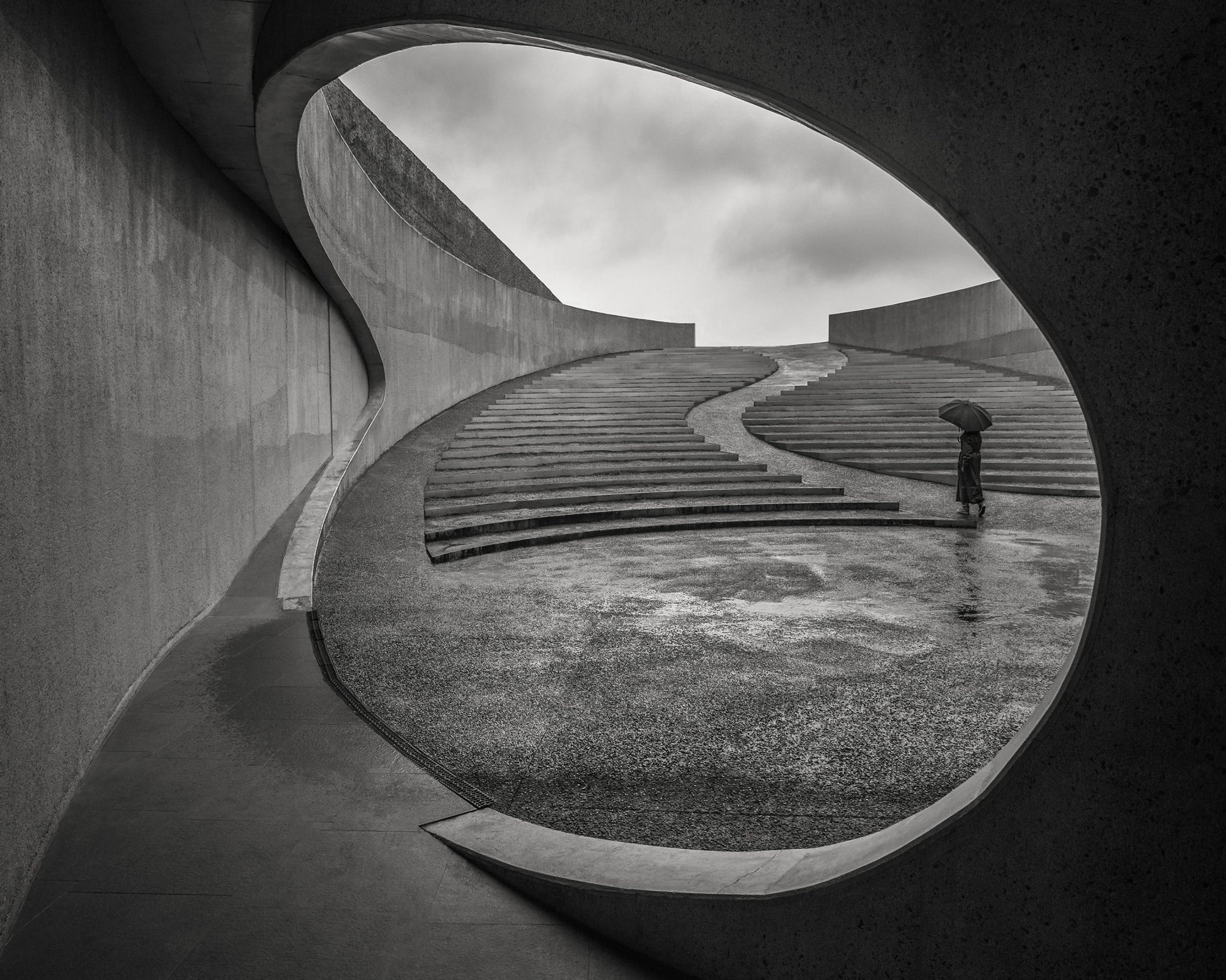 Curved Pathway