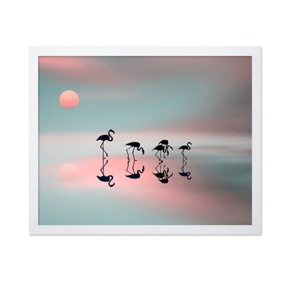Flamingo Reflections