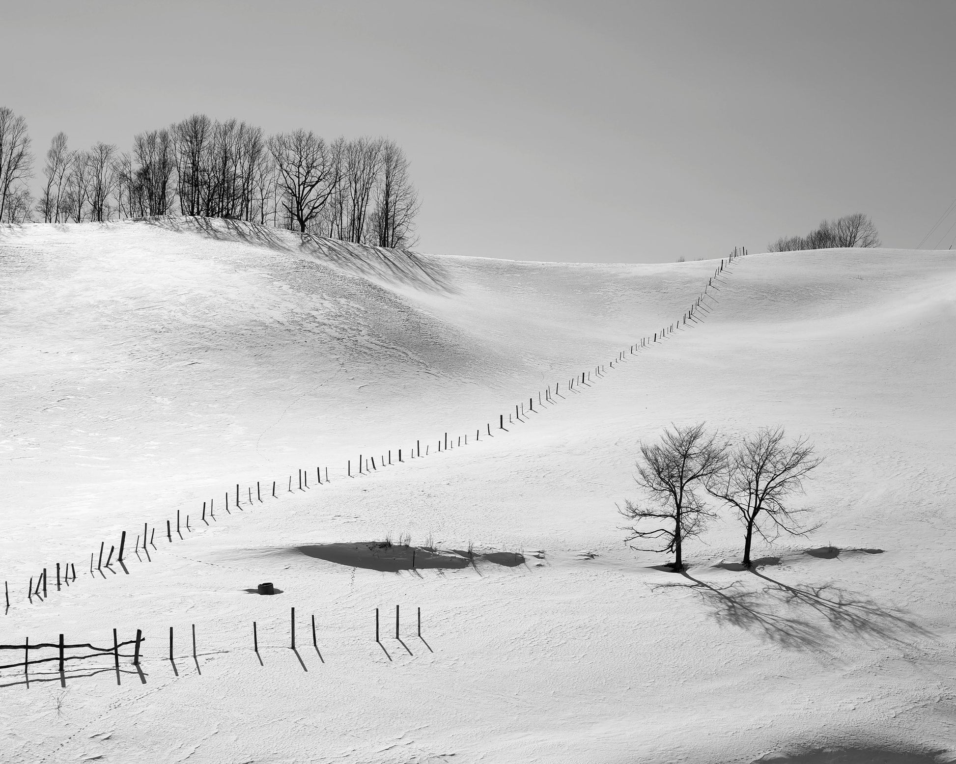 Winter Divide Landscape