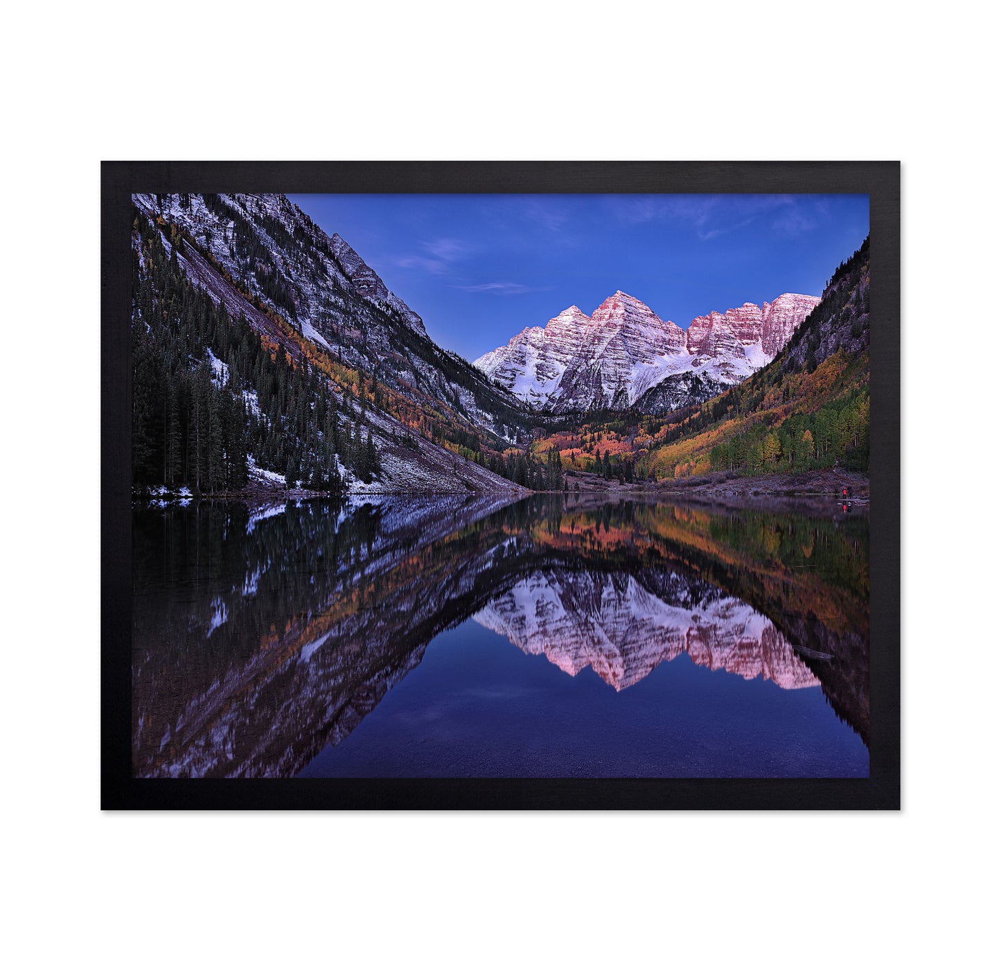 Maroon Bells Reflection at Dusk