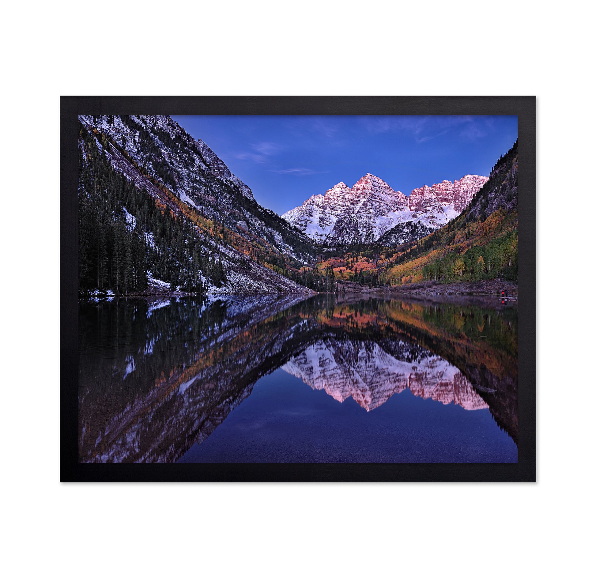Maroon Bells Reflection at Dusk