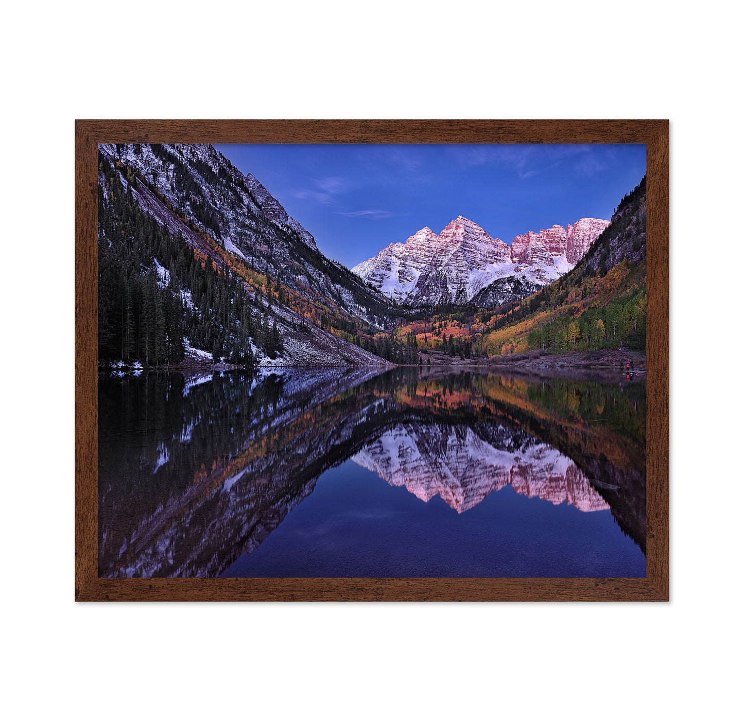 Maroon Bells Reflection at Dusk