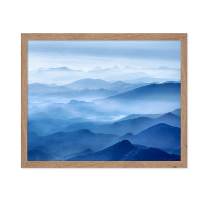 Blue Mountain Layers in Mist
