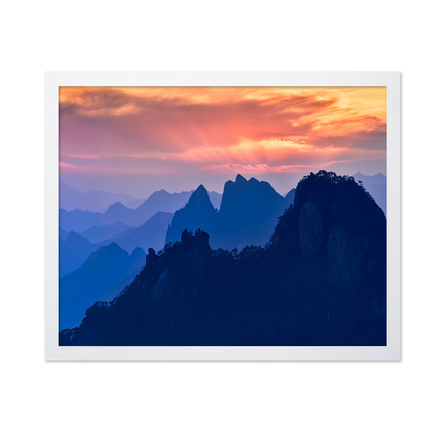Sanqing Mountain Sunset Layers