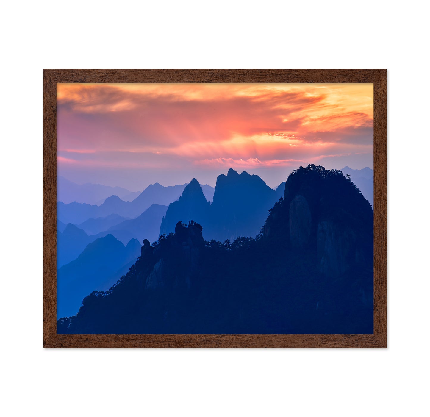 Sanqing Mountain Sunset Layers