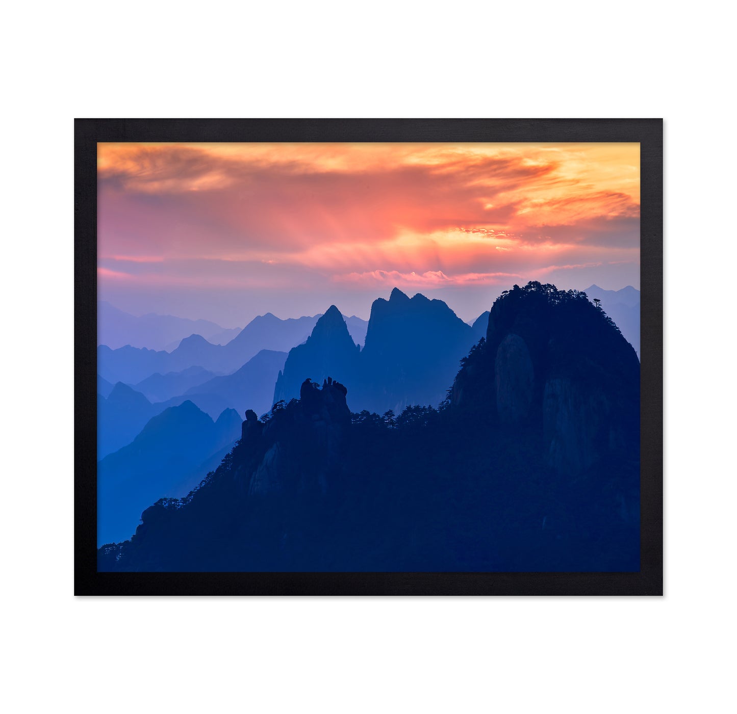 Sanqing Mountain Sunset Layers