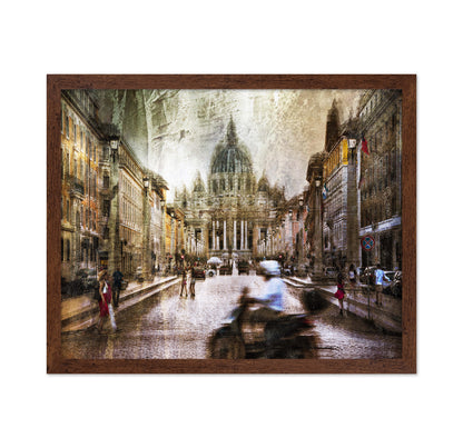 St Peter Basilica Street Scene