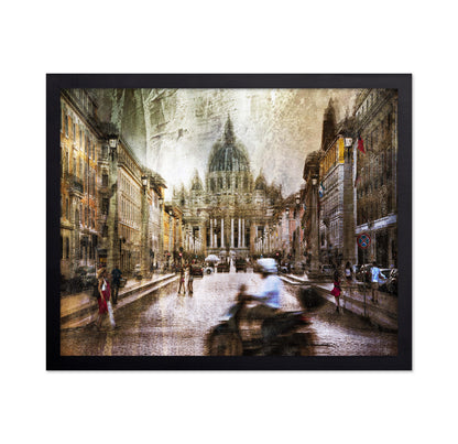 St Peter Basilica Street Scene