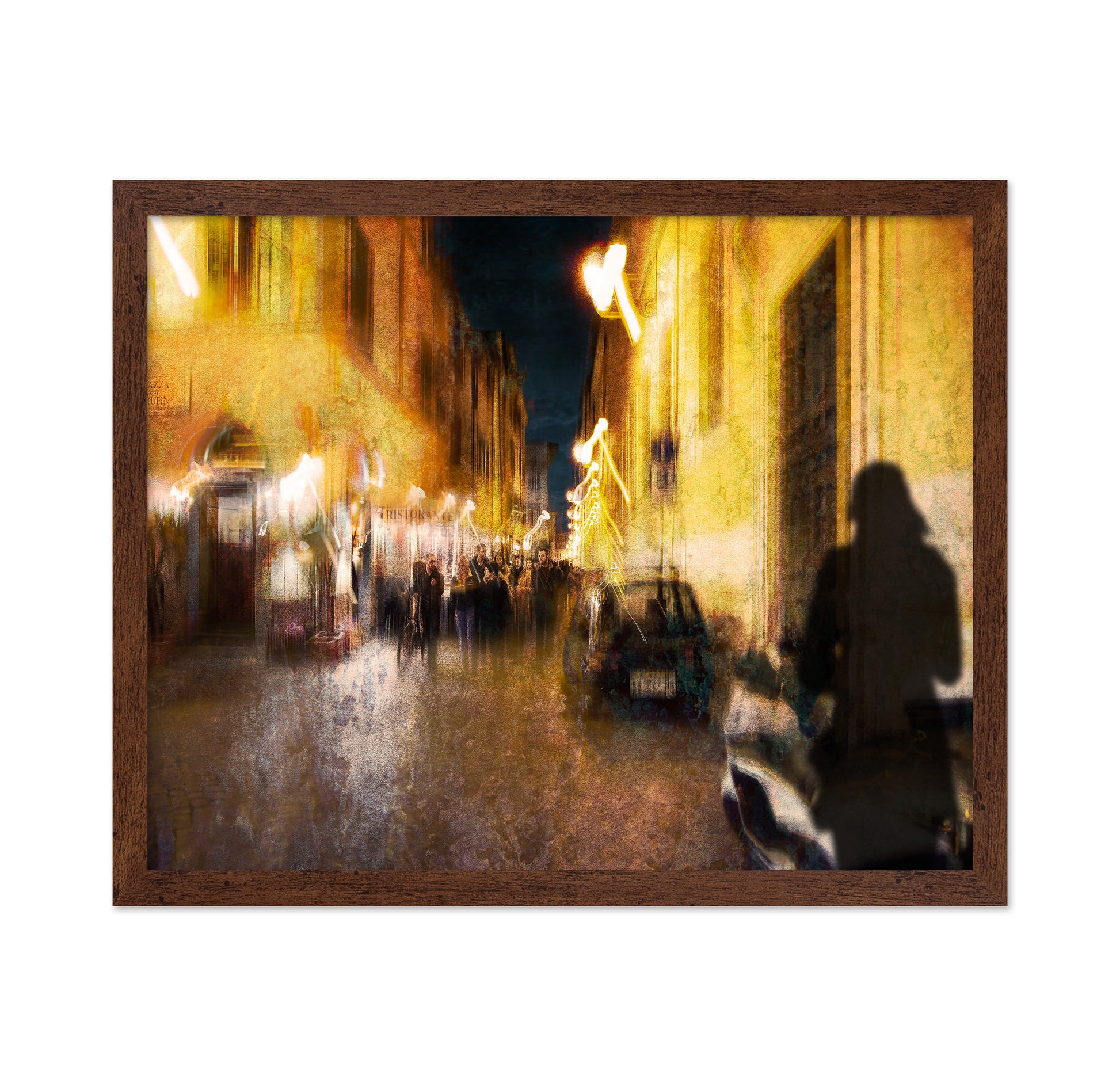 Rome Alley Night Walk Scene