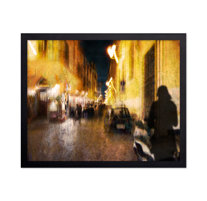 Rome Alley Night Walk Scene