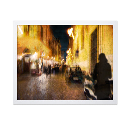 Rome Alley Night Walk Scene