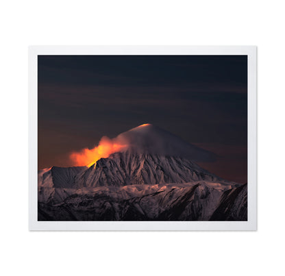Mount Damavand Fiery Sunset Peak