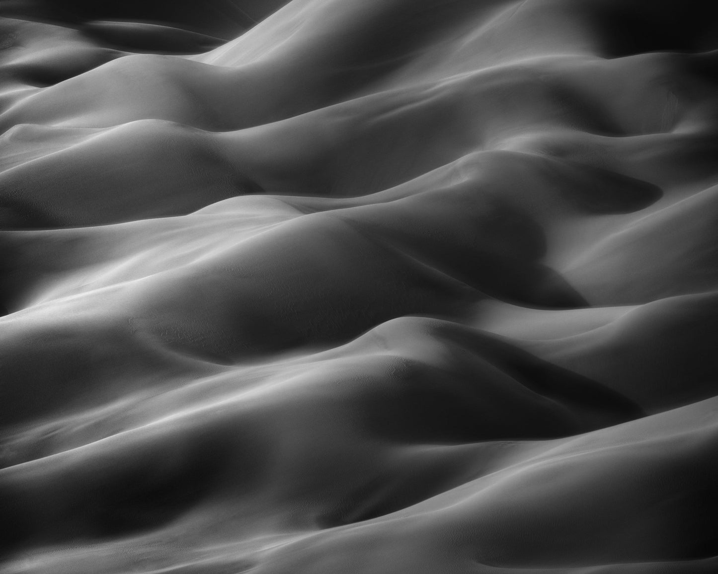 Abstract Sand Dunes Monochrome