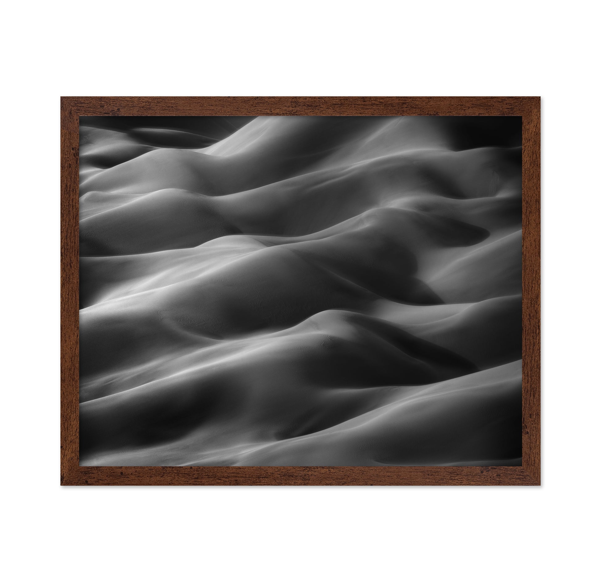Abstract Sand Dunes Monochrome
